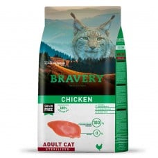 Bravery Chicken Adult Cat Sterilized сухий корм для стерилізованих котів з куркою 7 кг