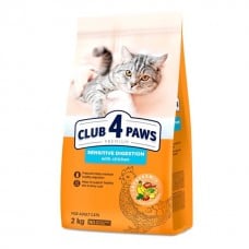 Club 4 Paws Premium Sensitive Digestion Adult Cat Chicken сухой корм для котов с курицей 2 кг