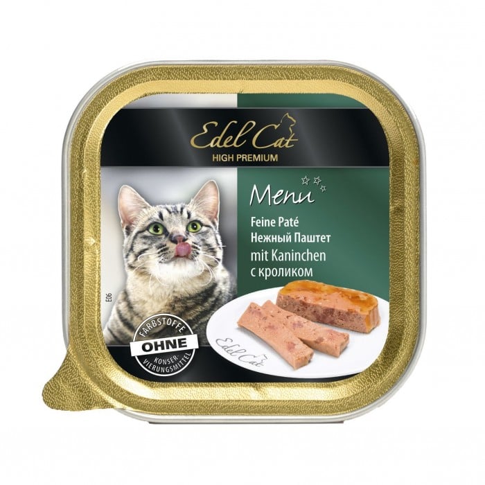 Edel Cat Паштет с кроликом для кошек 100g