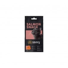 Savory Cat Salmon Snack лакомство с лососем для привередливых котов 60 г