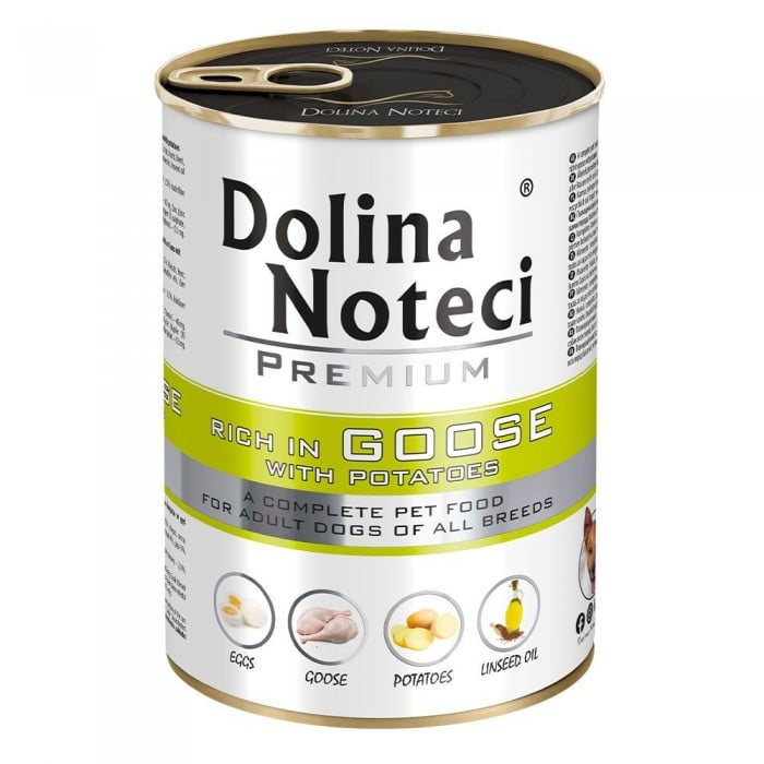 Dolina Noteci Premium влажный корм для собак с гусем и картошкой 400 г