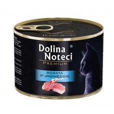 Dolina Noteci Premium влажный корм с ягненком для кошек 185 г
