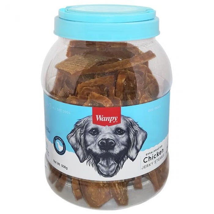 Wanpy Chicken Jerky Steaks ласощі для собак з куркою 908 г