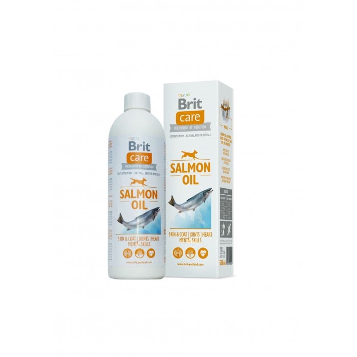 Brit Care Salmon Oil Масло лосося для собак 500ml
