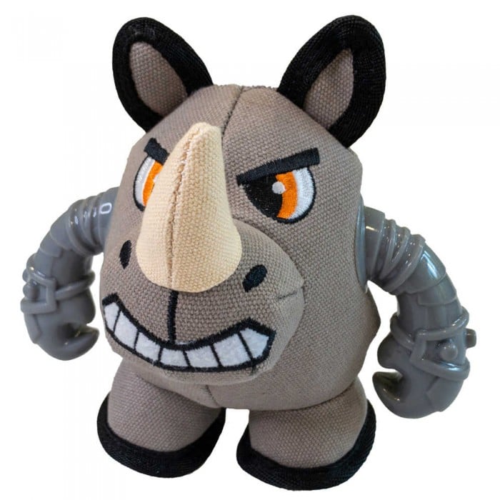 Croci іграшка для собак "Носоріг - казковий воїн" з пищалкою 18х12х12 см