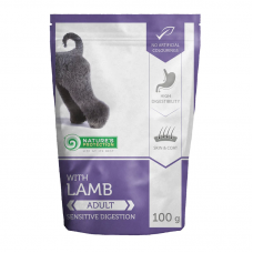 Nature's Protection Sensitive Digestion Lamb вологий корм для собак малих порід з ягням 100 г*12шт