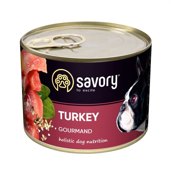 Savory Dog Gourmand индейка 200g