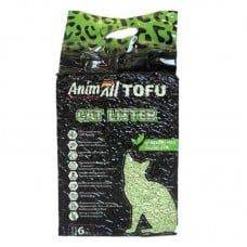 AnimAll Tofu Green Tea соєвий наповнювач для котів з ароматом зеленого чаю 6 л