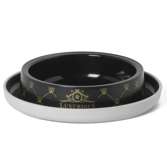 Moderna Trendy Dinner Luxurious миска для котов и собак (чорна) 210 мл