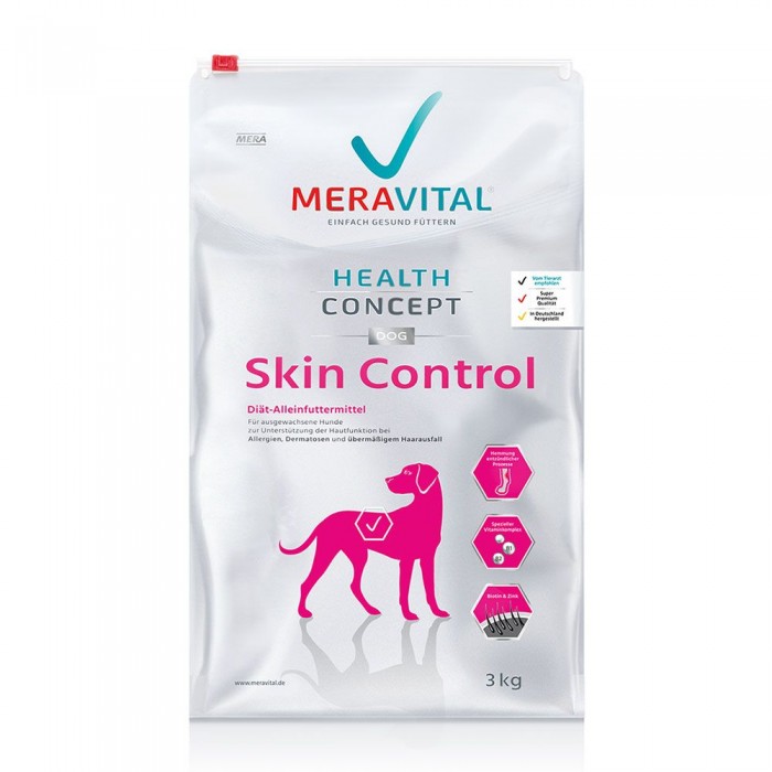 MERA MVH Nassfutter Skin Control при дерматозі та випаданні шерсті 10кг