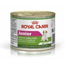 ROYAL CANIN JUNIOR влажный корм для щенков мини и малых пород мусс 195г