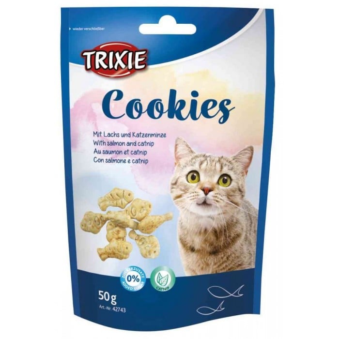 Trixie PREMIO Catnip Chicken Bites лакомство для кошек с куриным филе и кошачье мятой 50 гр