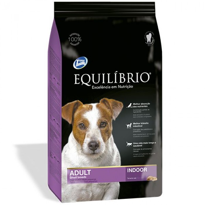 Equilibrio Adult Small Breeds Indoor сухой корм для взрослых собак миниатюрных и мини пород с курицей 4,4 кг