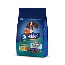Brekkies Dog Delice Fish сухой корм для собак всех пород с рыбой 2,7 кг