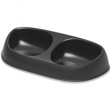 Moderna Sensibowl двойная миска для кошек (черная) 2х200 мл