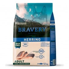 Bravery Herring Large/Medium Adult сухой корм для собак средних и крупных пород с селедкой 12 кг