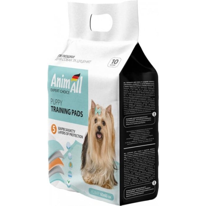 AnimAll Puppy Training Pads пеленки для собак и щенков 60х60 см 10 шт