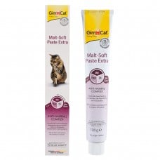GimCat Malt-Soft Extra - паста для выведения шерсти из желудка кошек 100г