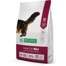 Nature's Protection Large cat cухий корм для дорослих котів великих порід 2кг
