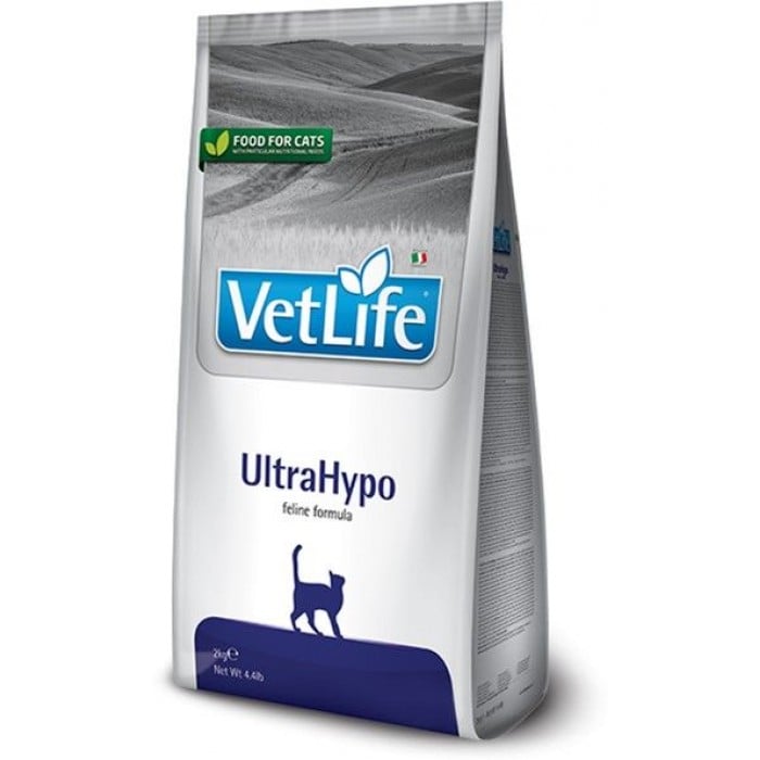 Farmina Vet Life UltraHypo сухой корм для кошек при пищевой аллергии 0,4 кг