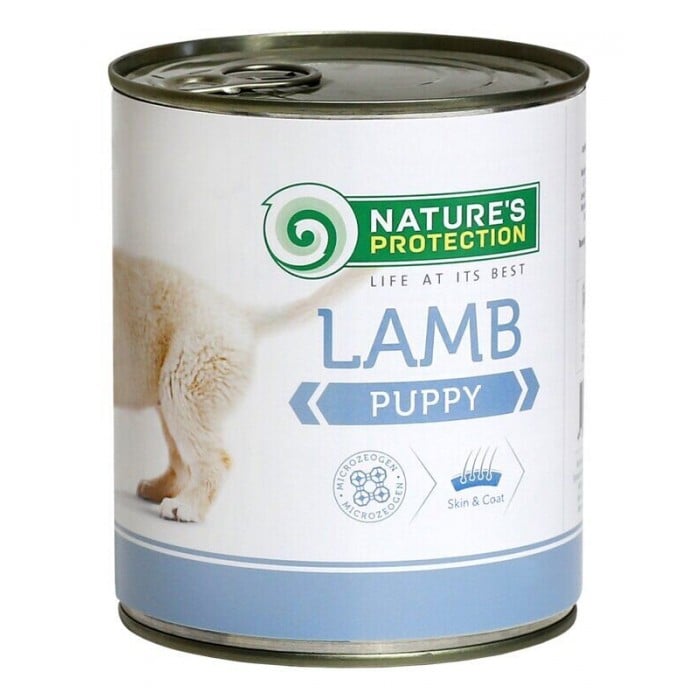 Nature's Protection Puppy Lamb влажный корм для щенков с ягненком 400 г*6шт.