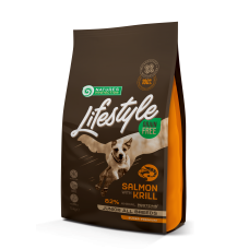 Nature's Protection Lifestyle Grain Free Salmon with Krill Junior All Breeds для юниоров с лососем 1,5 кг