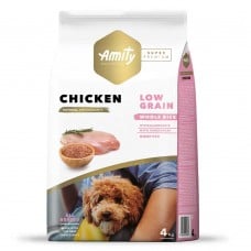 Amity Super Premium Chicken сухой корм для собак с курицей 4 кг