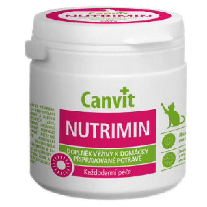 Canvit Nutrimin витамины для повышения иммунитета у кошек 150 г