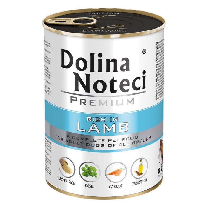 Dolina Noteci Premium влажный корм для собак с ягненком 400 г
