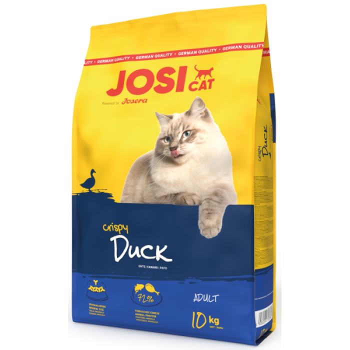 Josera JosiCat Crispy Duck сухой корм для котов с уткой 10 кг
