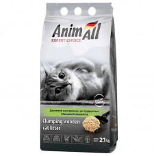 AnimAll деревний грудкувальний наповнювач для котів без аромату 2,1 кг