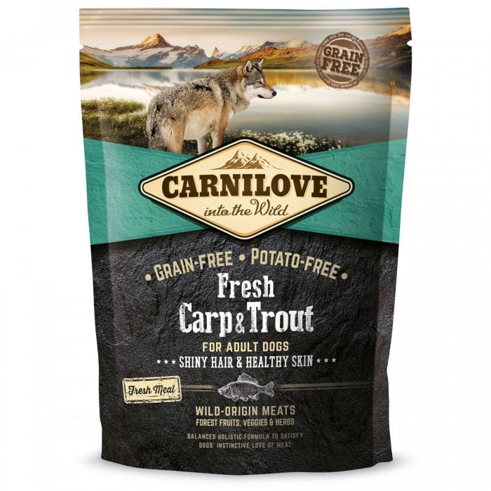 Carnilove Fresh Carp and Trout for Adult dogs с карпом и форелью для взрослых собак всех пород 1,5 kg