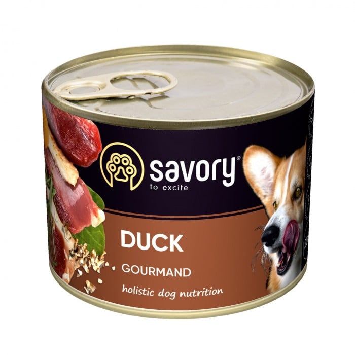 Savory Dog Gourmand утка 200g