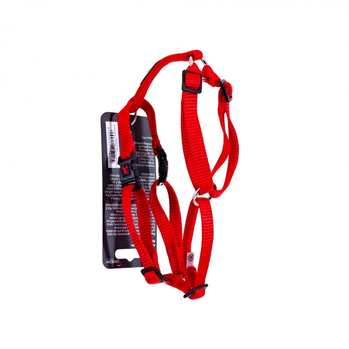 GimDog Harlem Н шлея для собак мініатюрних та міні порід (червонa) XS-S