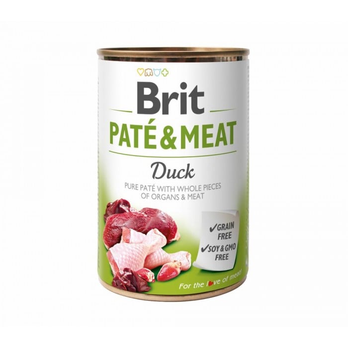 Brit Paté and Meat Dog с уткой 400 g
