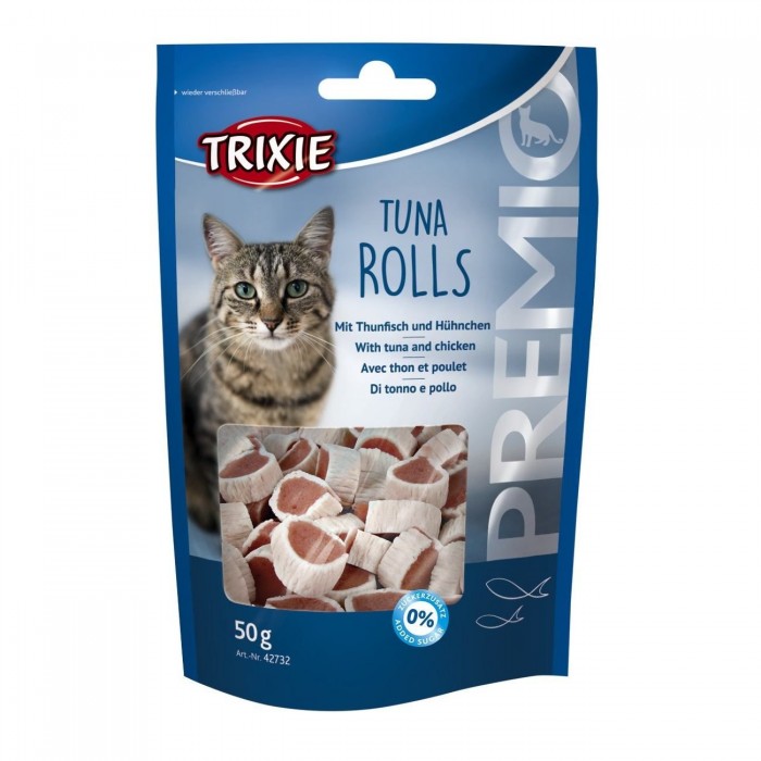 Trixie PREMIO Tuna Rolls лакомство для котов с тунцом 50гр