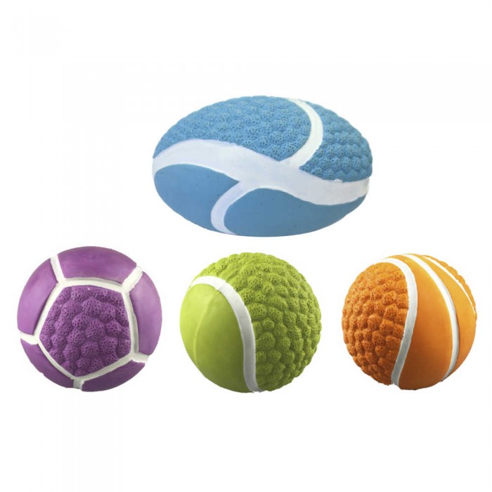 Croci игрушка для собак "Спортивный мяч" с пищалкой 7,5-10 см
