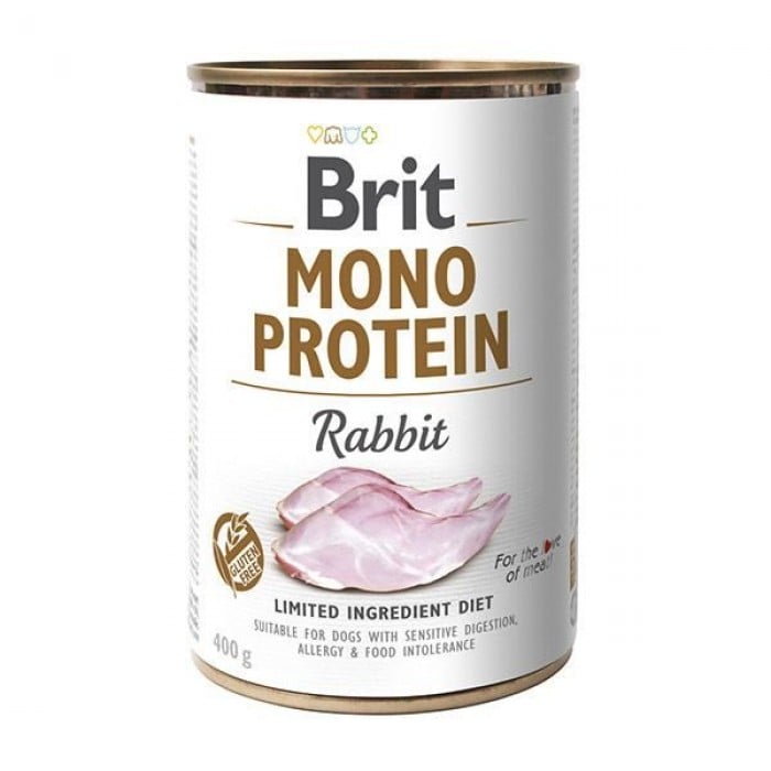 Brit Mono Protein Dog с кроликом 400 g