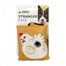 Croci Stranger Face Bulldo мини-сумка с пакетами для уборки за собаками 10,5х8,5 cм