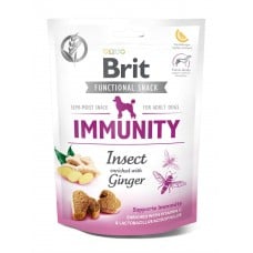 Brit Care Dog Snack Immunity Лакомства белком насекомых и имбирем для собак, 150 г