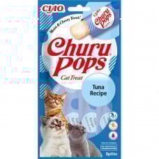 INABA Churu Pops лакомство для кошек с тунцом 4 шт*15 г