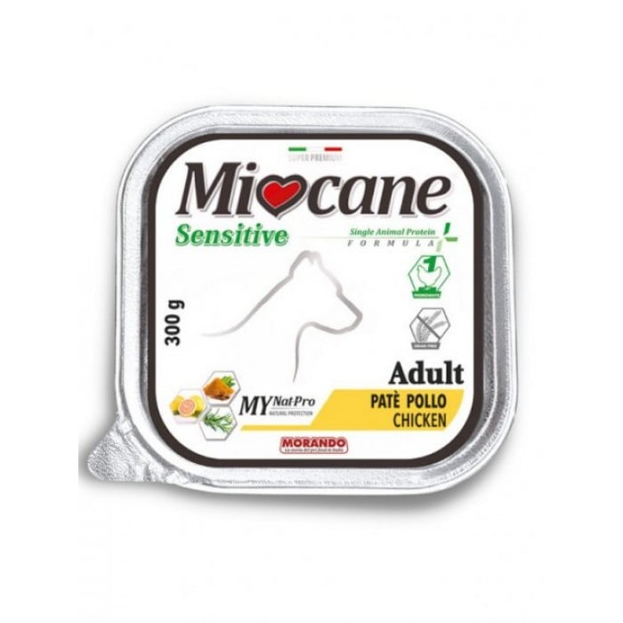 Morando Miocane Sensitive Monoprotein влажный корм для собак с курицей 300г*18шт