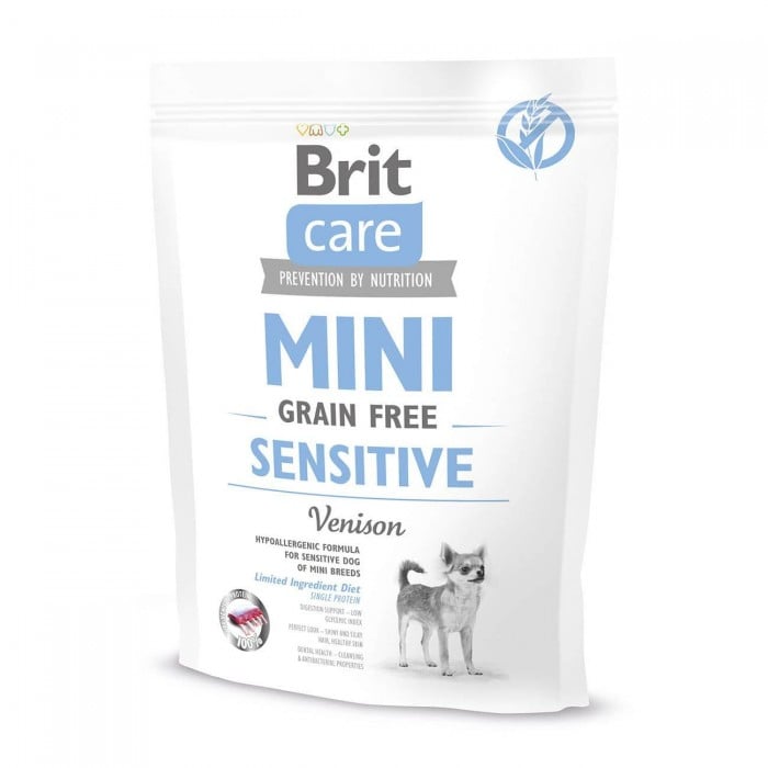 Brit Care GF Mini Sensitive (для собак малых пород c чувствительным пищеварением)