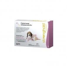 Stronghold протипаразитарні краплі для кошенят та цуценят вагою до 2,5 кг (1 піпетка 0,25 мл)
