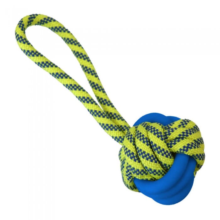 Croci іграшка для собак "Канат з петлею і гумовою вставкою" 22 см