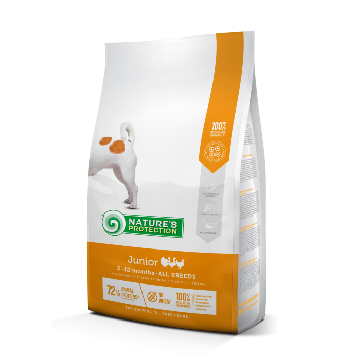 Nature's Protection Junior All Breeds сухой корм для щенков всех пород 2 кг