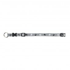 Trixie Silver Reflect ошейник для собак крупных и гигантских пород светоотражающий (серый) L-XL 40-65см/25мм