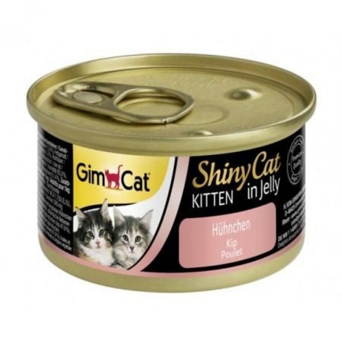 GimCat Shiny Kitten курица 70g