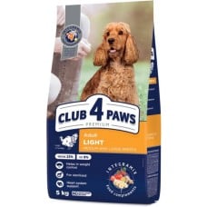 Club 4 Paws Premium Adult Medium & Large Breeds Light сухой корм для собак с индейкой 5 кг