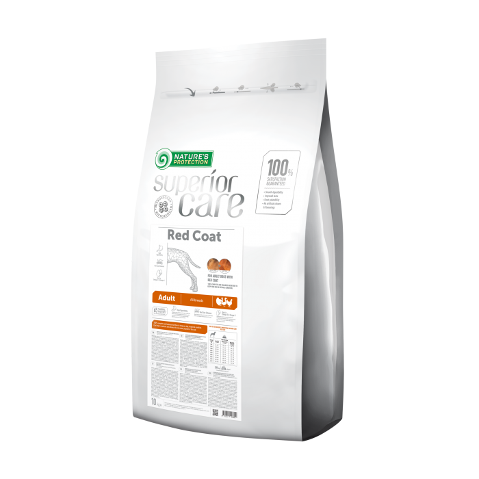 Nature's Protection Superior Care Red Coat Adult All Breeds для собак з рудою шерстю 10 кг